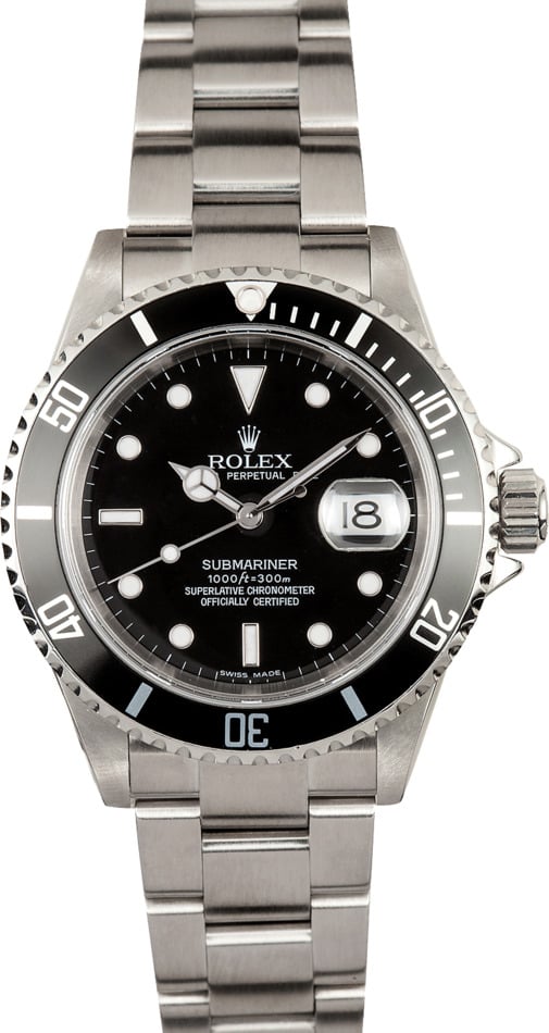 Rolex 16610 Submariner w/ box & papers