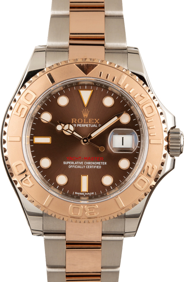 Pre-Owned Rolex Yacht-Master 116621 Chocolate Dial