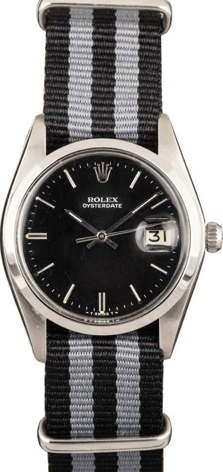 Rolex OysterDate 6694 Black Dial