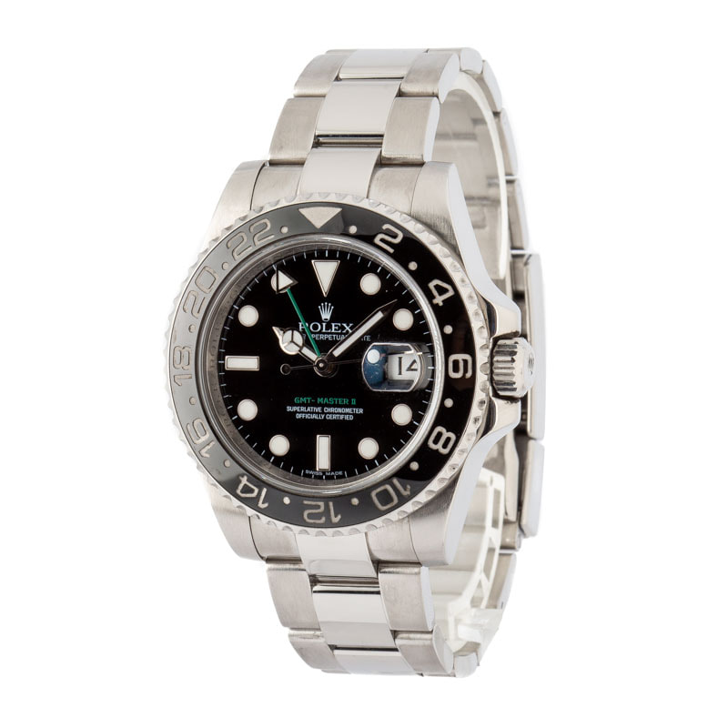 Mens Rolex GMT-Master II Ref 116710 Black Dial
