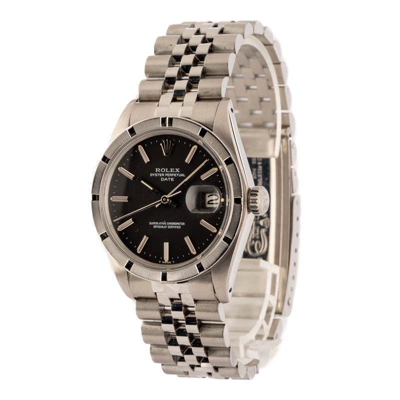 Rolex Date 1501 Black Dial