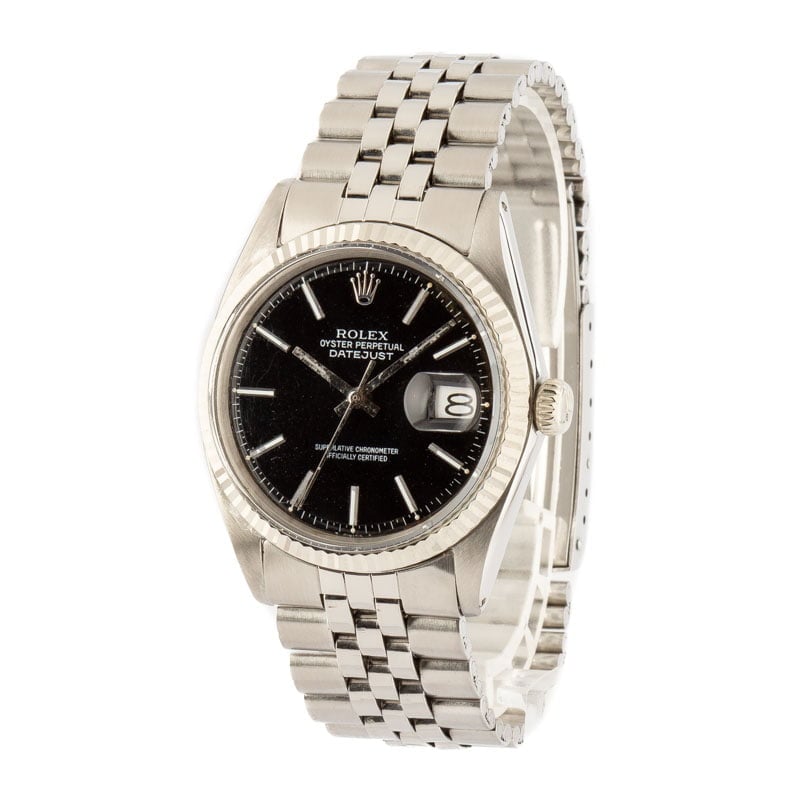 Men's Rolex Datejust 1601 Fluted Bezel