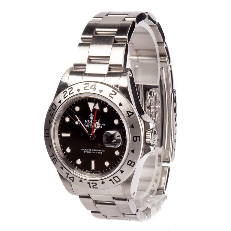 Pre-Owned Rolex Explorer 16550 Black Dial