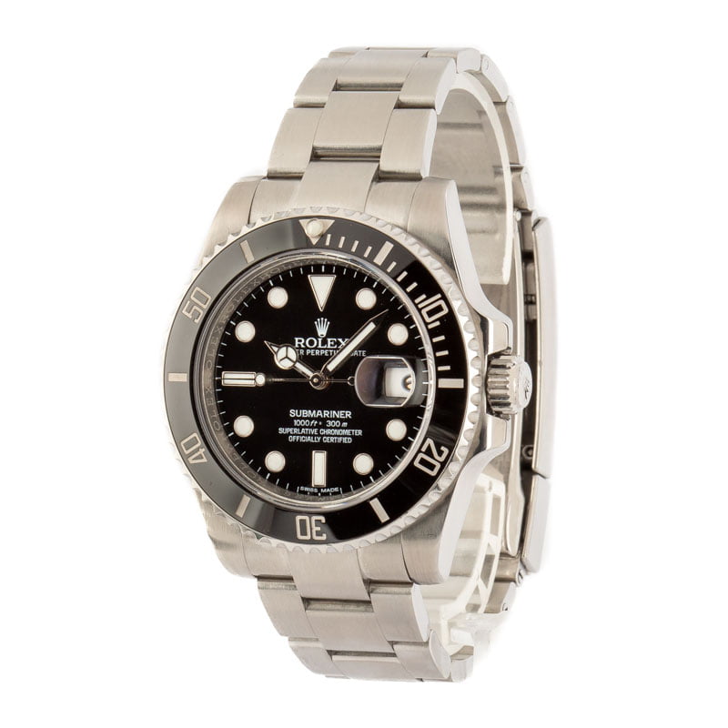 Mens Rolex Submariner - Black Date Dial Watch - 116610LN - 2016