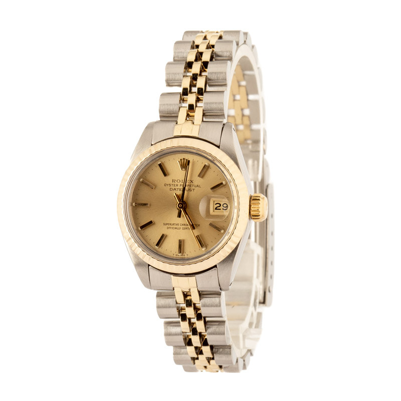 Lady Rolex Date Ref 6917 Champagne Dial