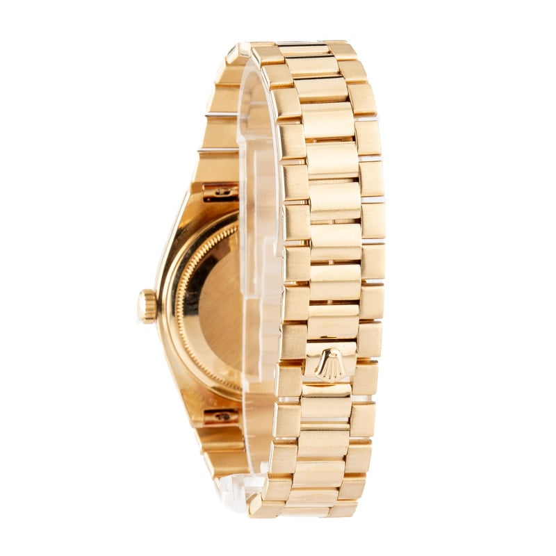 Rolex OysterQuartz Day-Date 19018 Champagne Index Dial