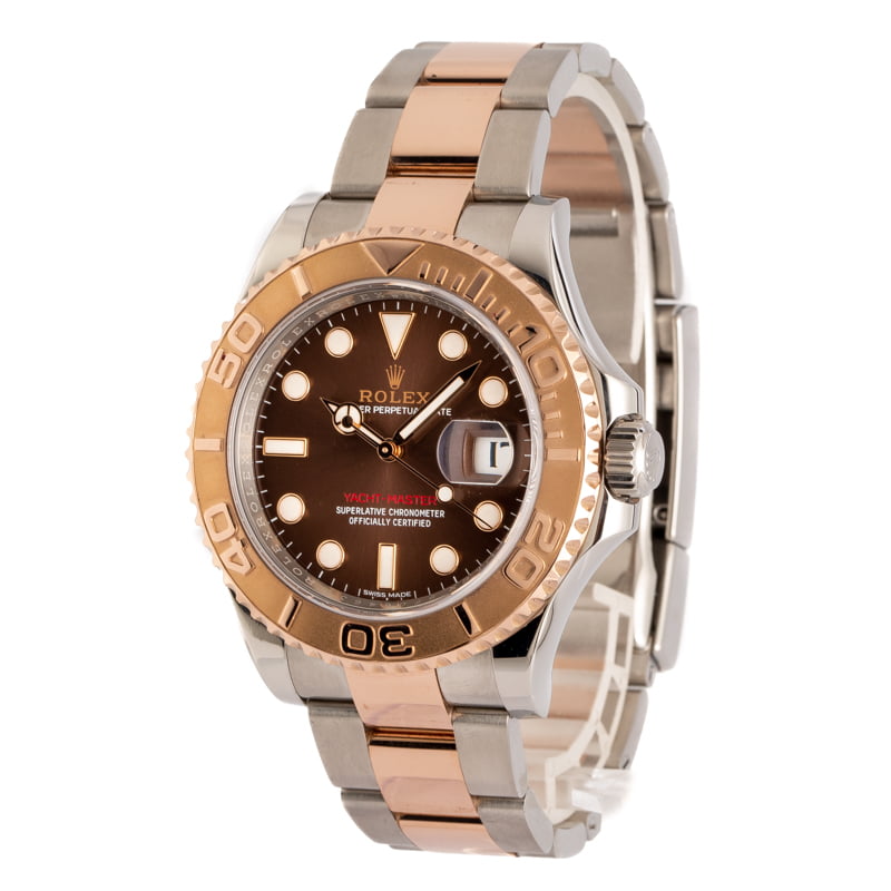 Pre-Owned Rolex Yacht-Master 116621 Chocolate Dial