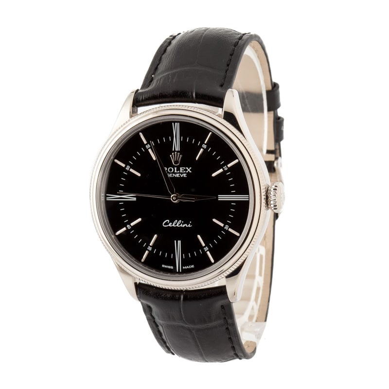 Rolex Cellini Ref 50509 Black Dial