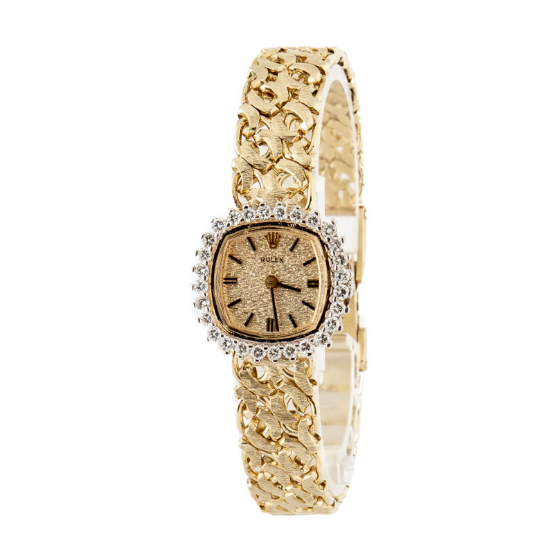 Vintage Rolex Cocktail Diamond Bezel