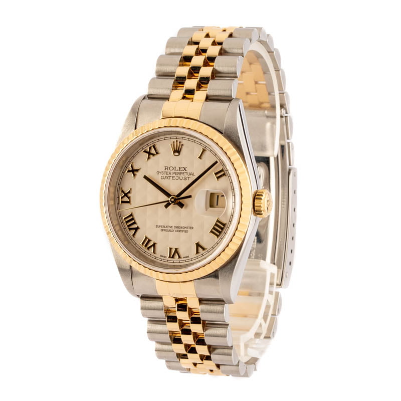 Used Rolex Datejust 16233 Two Tone Jubilee Bracelet