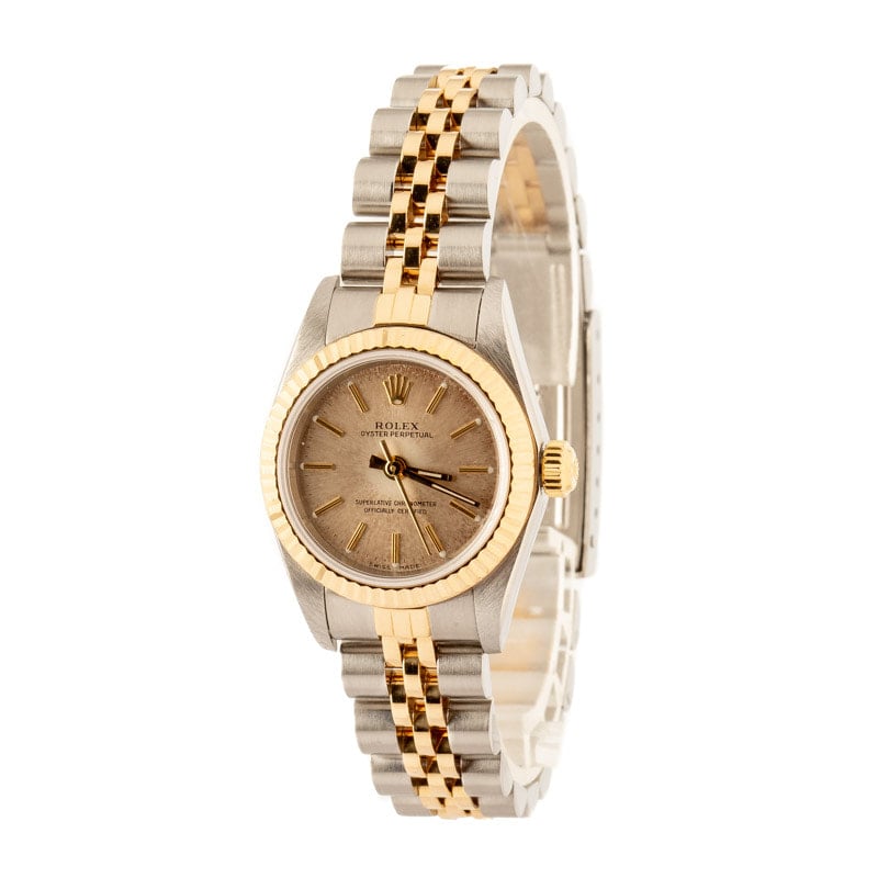 Ladies Rolex Oyster Perpetual 76193 Two Tone