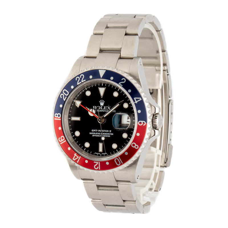 Rolex GMT-Master II Ref 16710 Steel 'Pepsi'