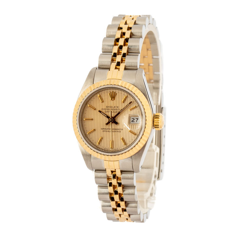 Used Rolex Datejust 69173 Tapestry Dial