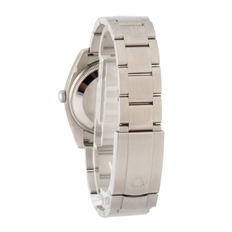 Pre-owned Rolex Air-King 114210 White Dial