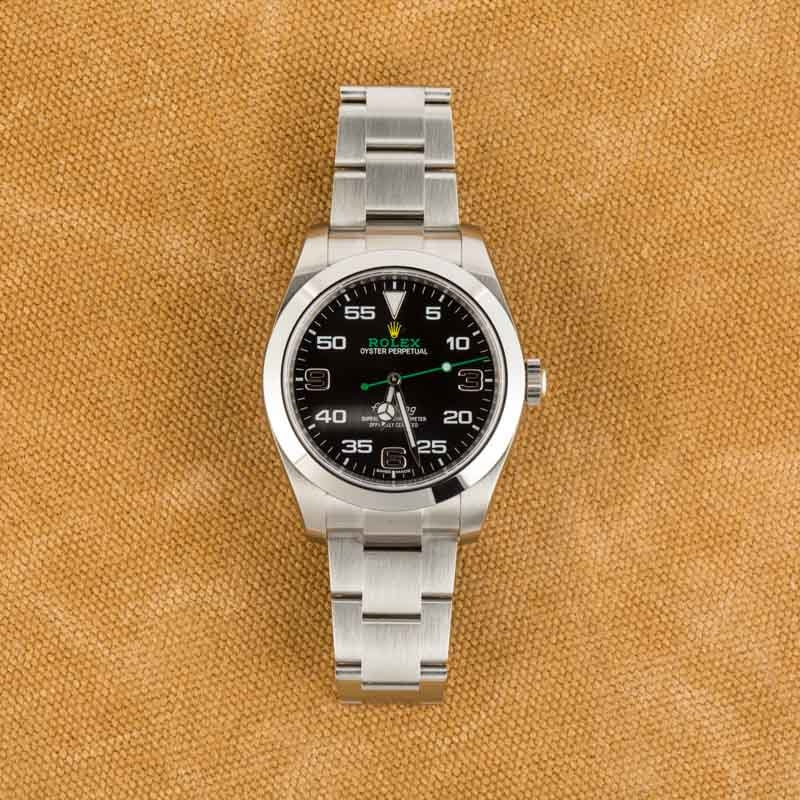 Rolex Air-King Ref 116900 Black Arabic Dial