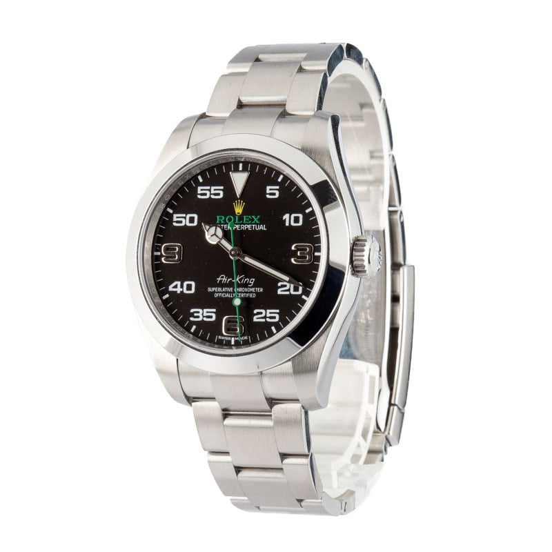 Rolex Air-King 116900 Black Arabic Dial