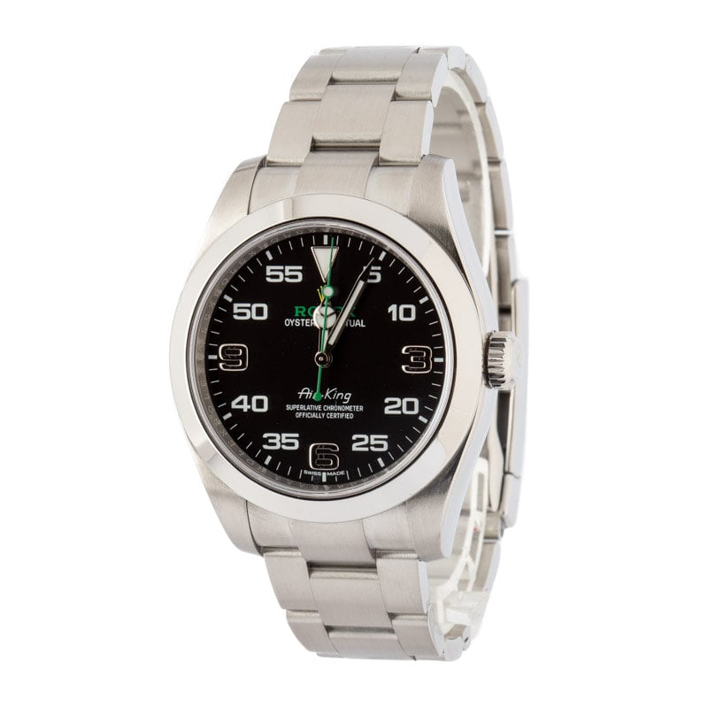Rolex Air-King Steel Oyster 116900 Black Dial