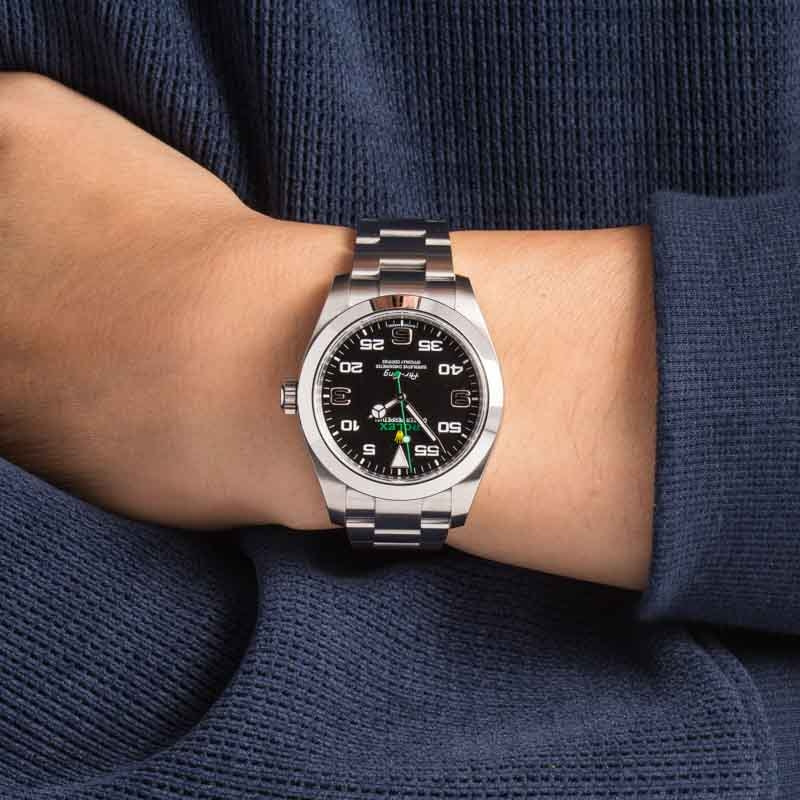 Rolex Air-King Ref 116900 Black Dial