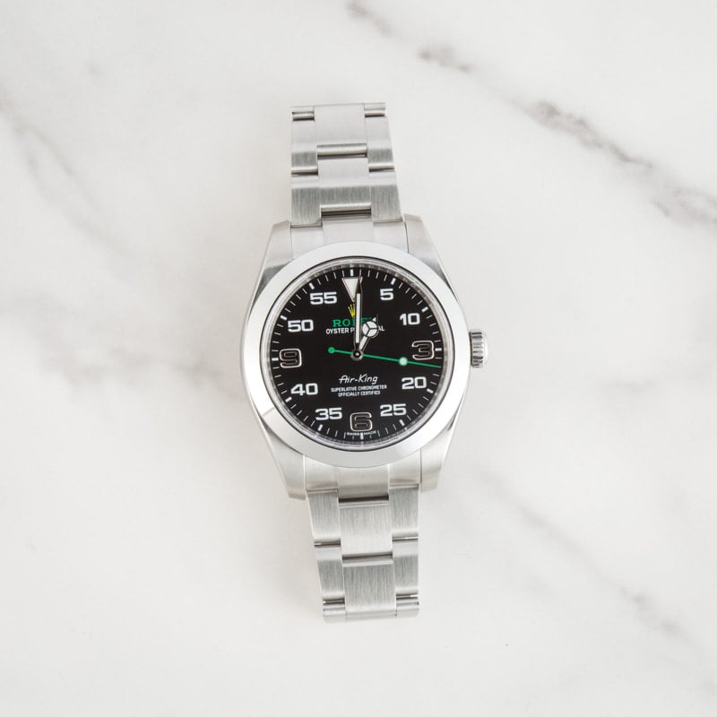 Rolex Air-King Steel Oyster 116900 Black Dial