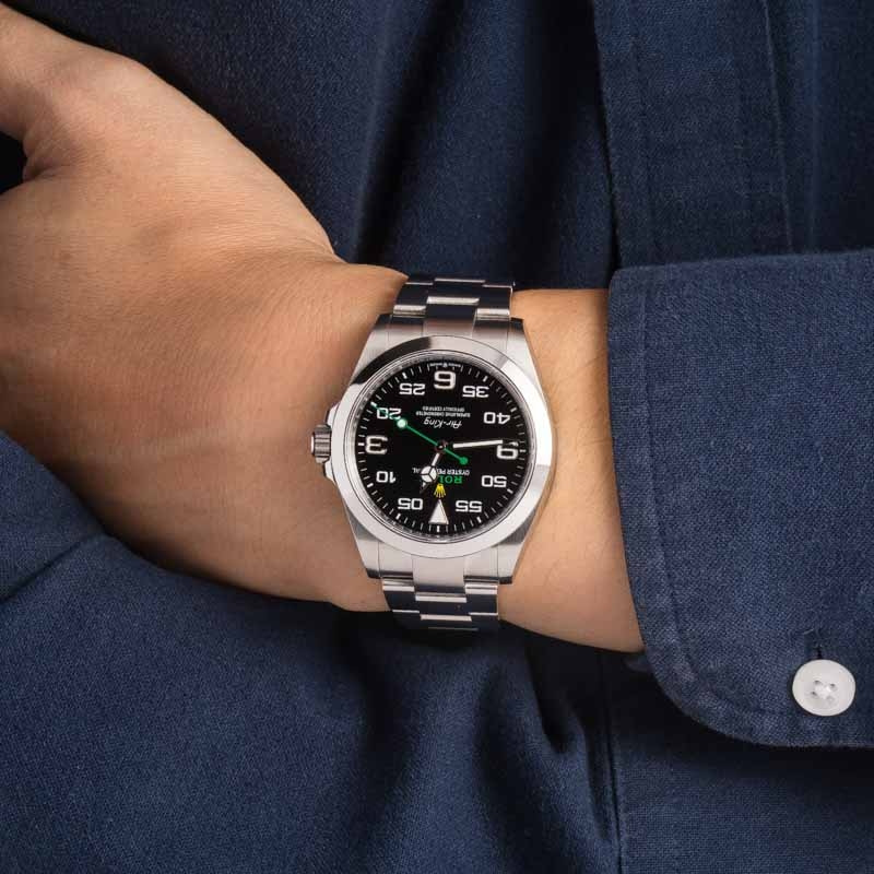 Rolex Air-King Ref 126900 Black Arabic Dial