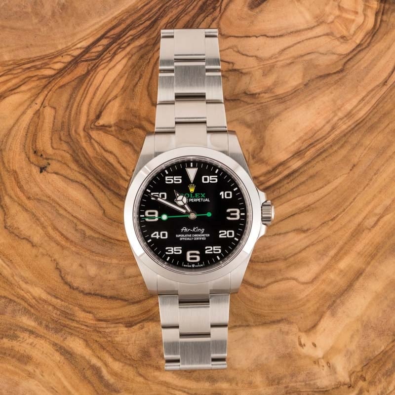 Pre-Owned Rolex Air-King 126900 Stainless Steel