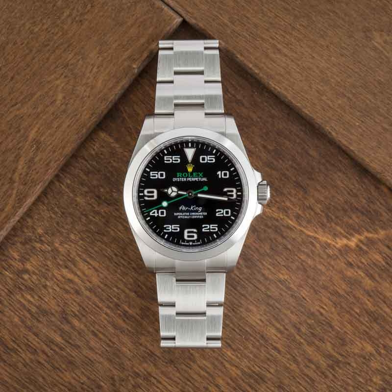 Rolex Air-King Ref 126900 Black Arabic Dial