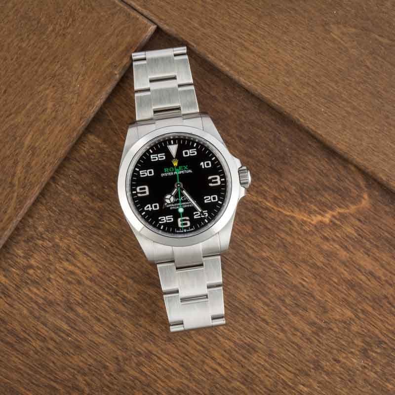 Used Rolex Air-King Ref 126900 Black Dial