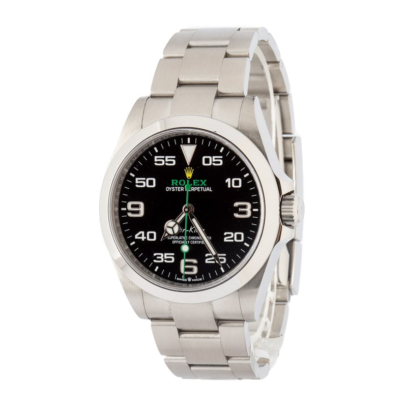 Used Rolex Air-King Ref 126900 Black Dial