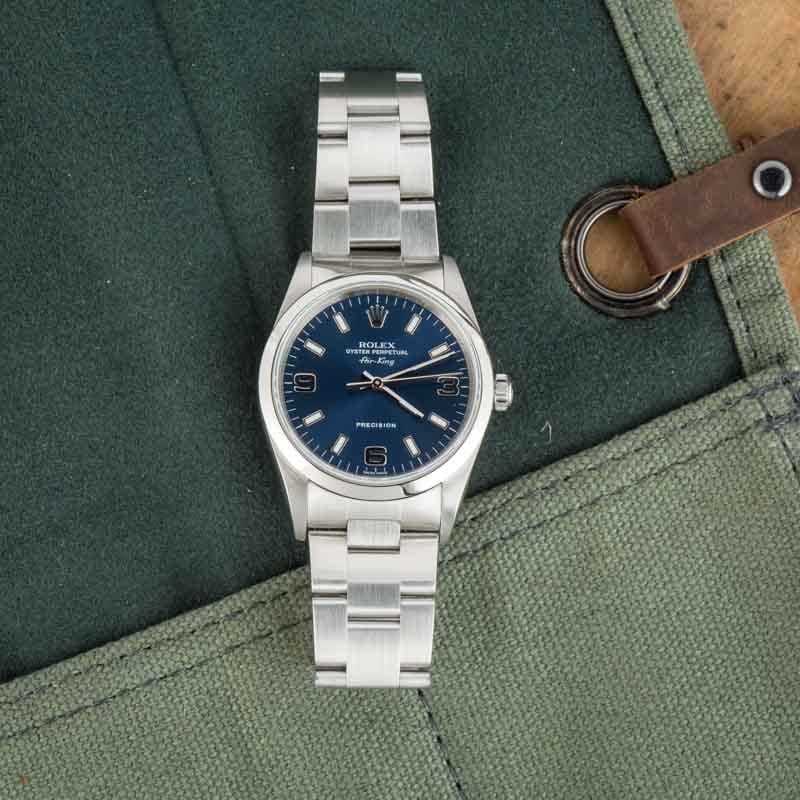 Rolex Air-King 14000M Blue Dial
