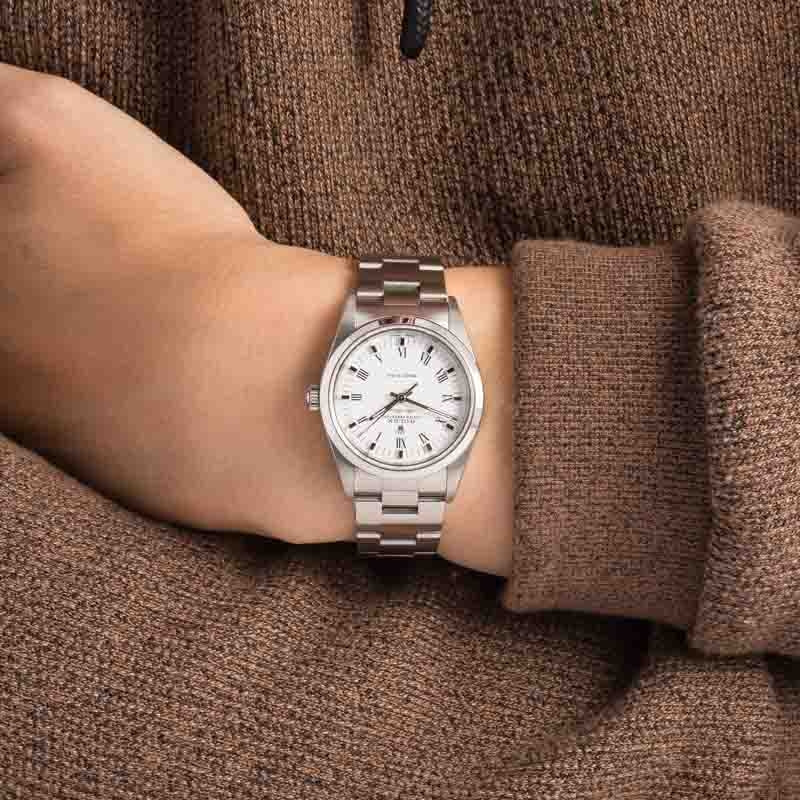 Air-King Rolex 14000M White Dial