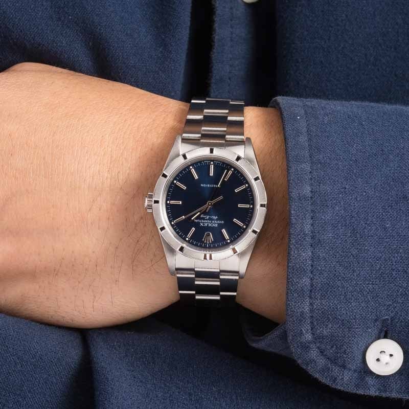 Rolex Air-King 14010 Blue