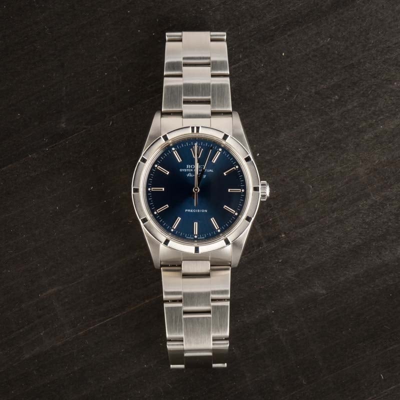 Rolex Air-King 14010 Blue