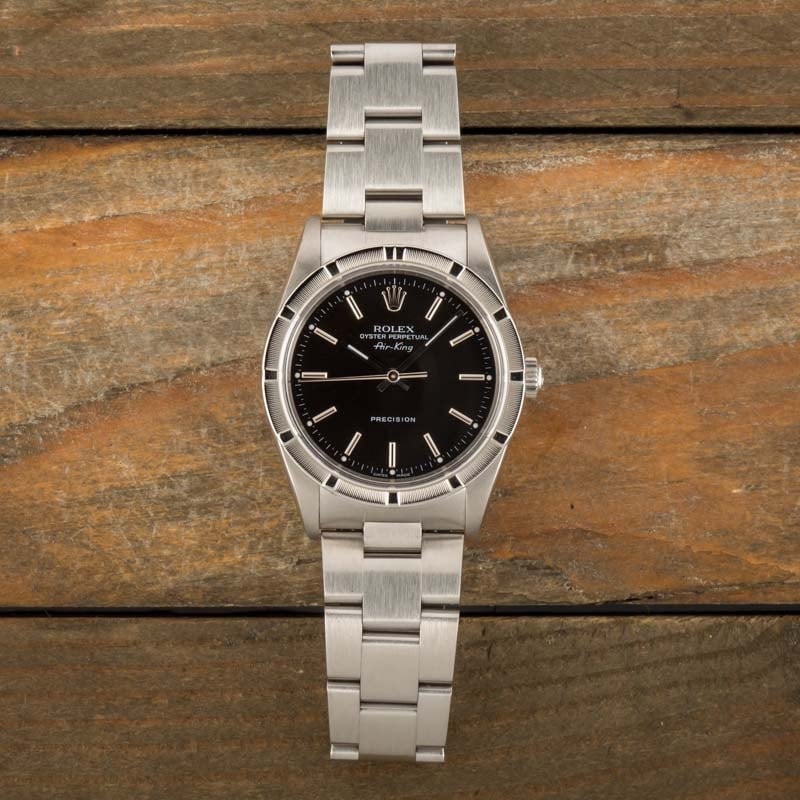 Rolex Air-King 14010M Black Dial