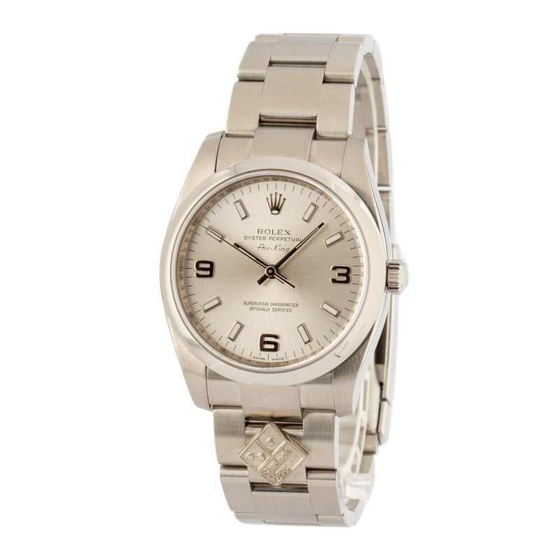 Pre-Owned Rolex Air-King 114200 Stainless Steel