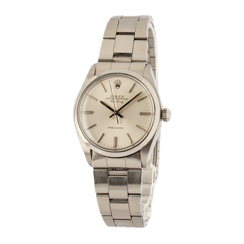 Pre-Owned Rolex Air-King 5500 Stainless Steel