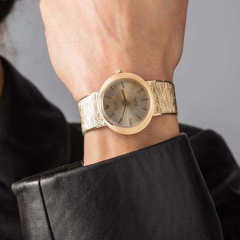 Vintage Rolex Cellini 606 14k Gold