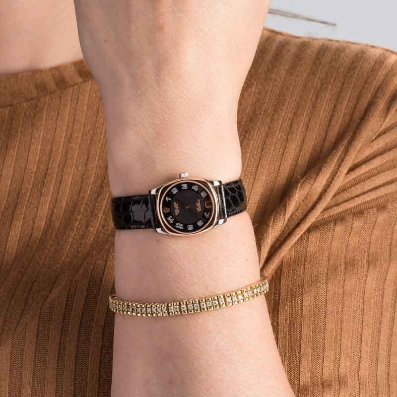 Ladies Rolex Cellini 6229 White & Everose Gold