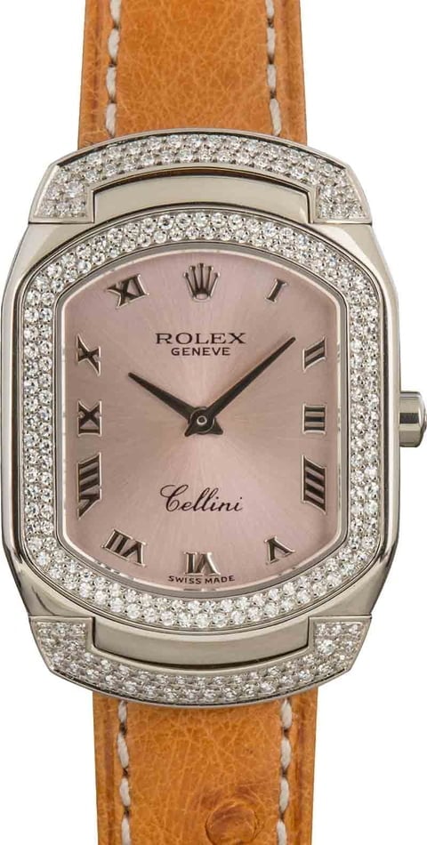Rolex Geneve Cellini 6693 Diamond Bezel