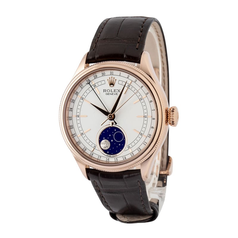 Pre-owned Rolex Cellini 50535 Moonphase