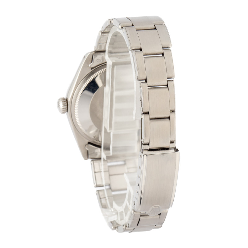 Pre-owned Rolex Date Ref 1500 Silver Dial