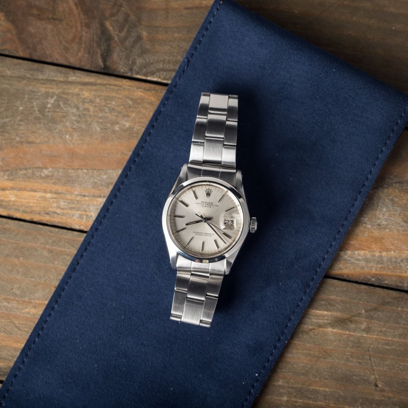 Used Rolex Date 1500 Silver Dial