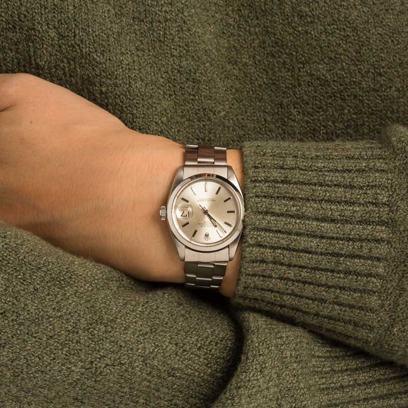 Rolex Date 1500 Silver Dial