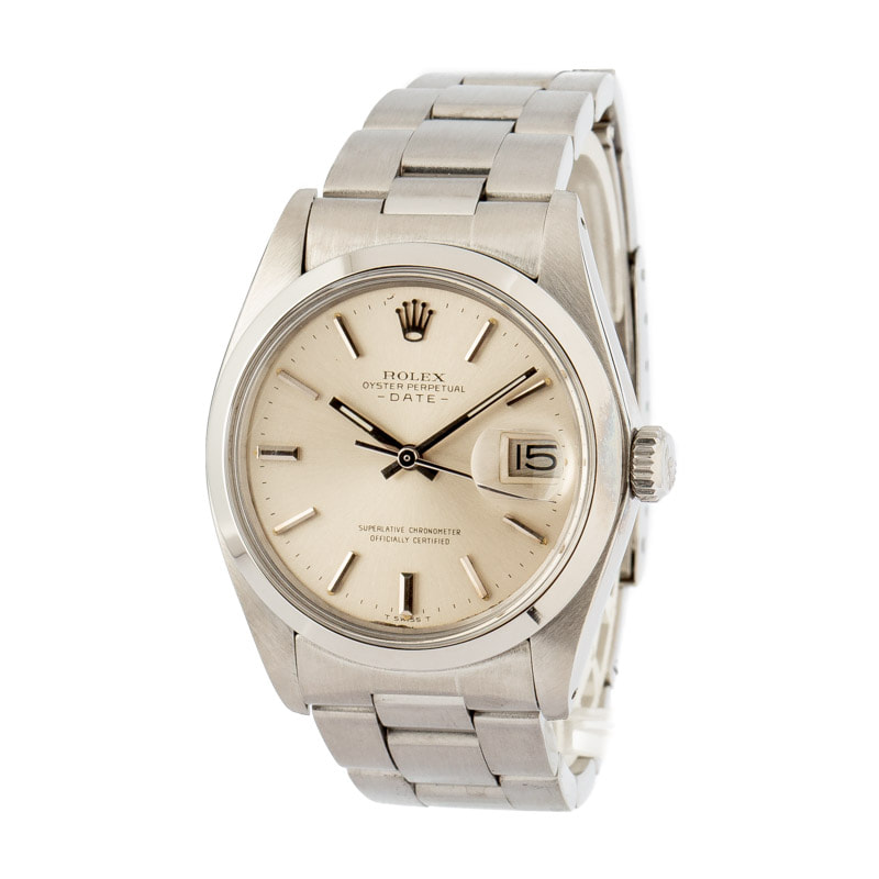 Rolex Date 1500 Stainless Steel