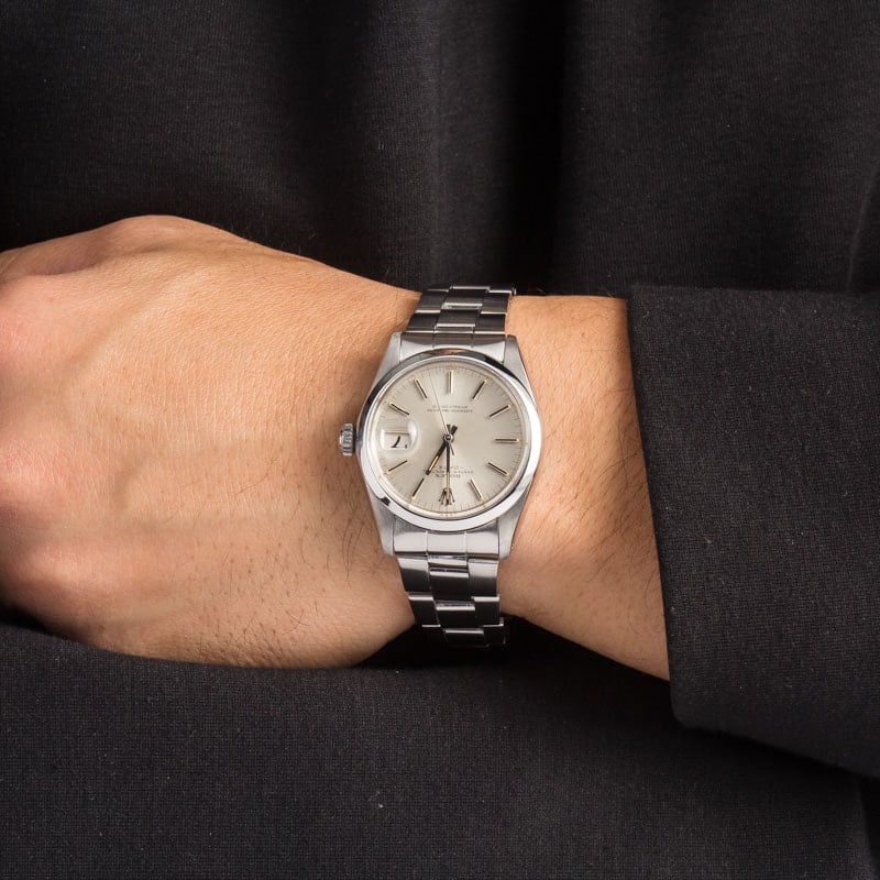 Pre-Owned Rolex Date 1500 White Dial