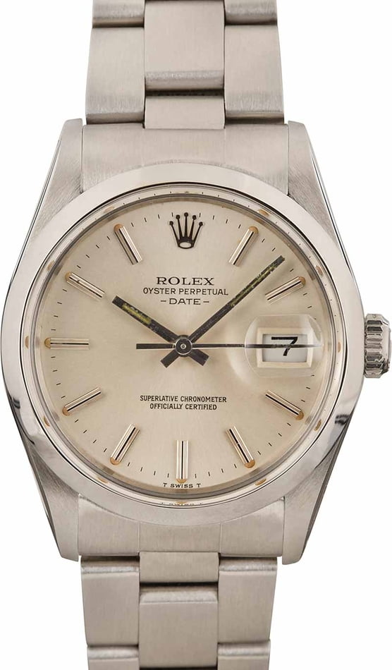 Rolex Date Stainless Steel 15000