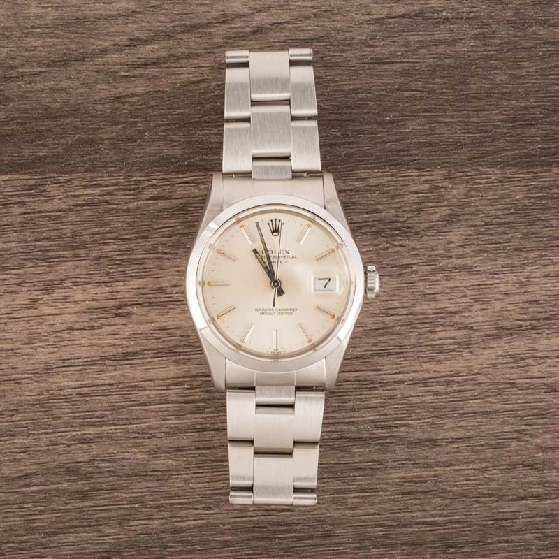 Rolex Date Stainless Steel 15000