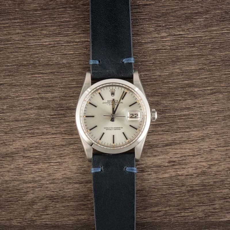 Rolex Date 15000 Silver Dial