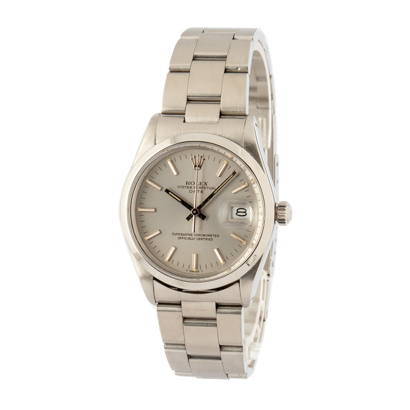Rolex Date 15000 Stainless Steel Oyster