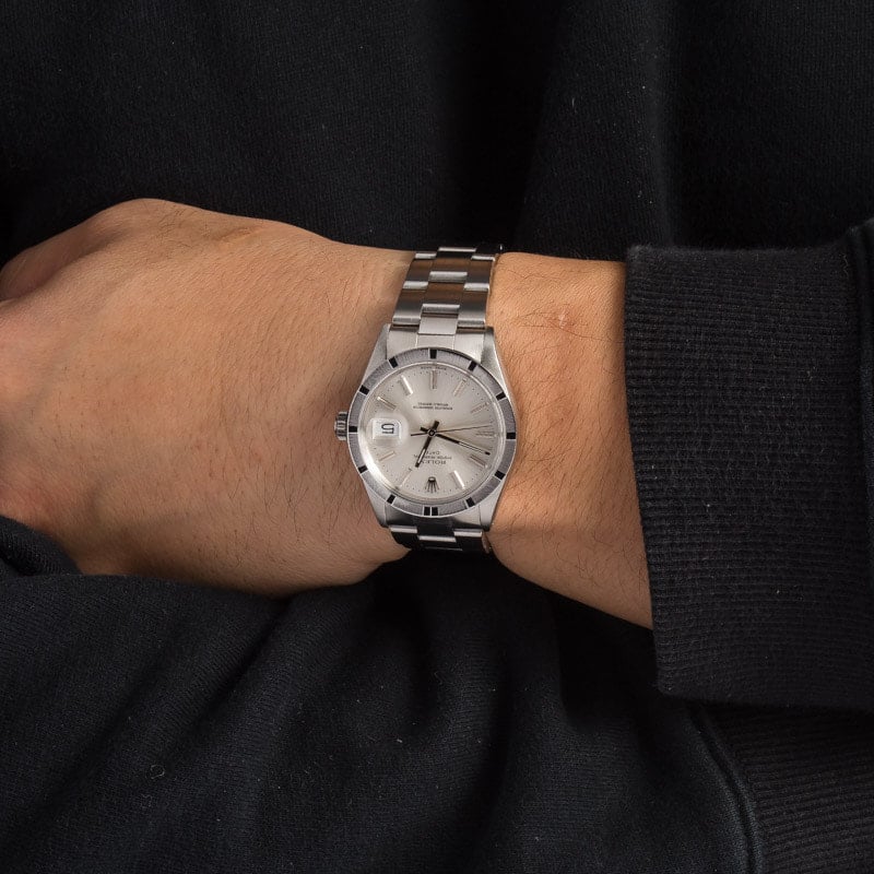 Pre-Owned Rolex Date 1501 Steel Oyster