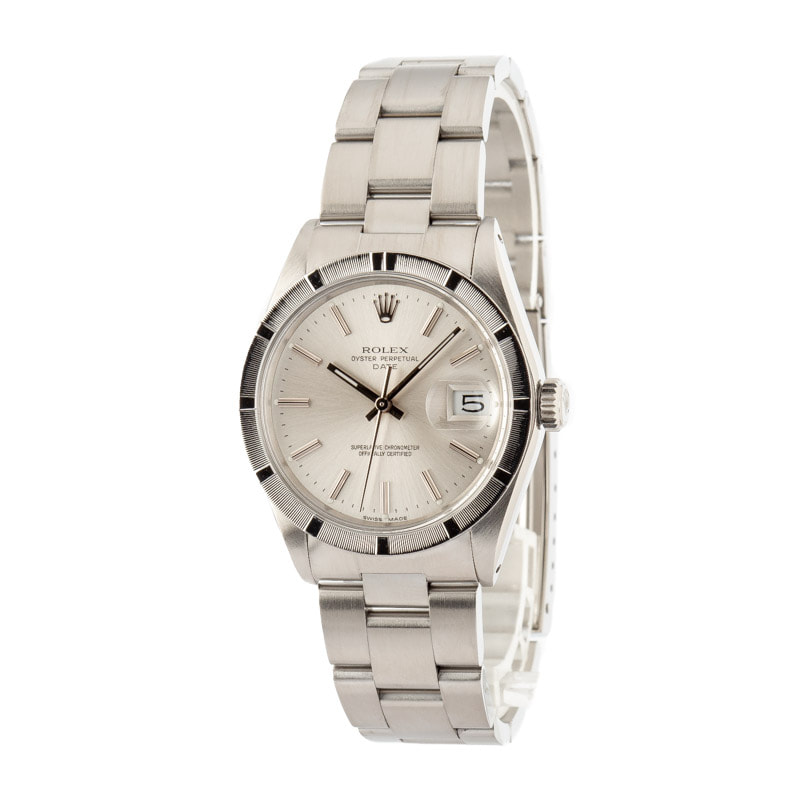 Pre-Owned Rolex Date 1501 Steel Oyster